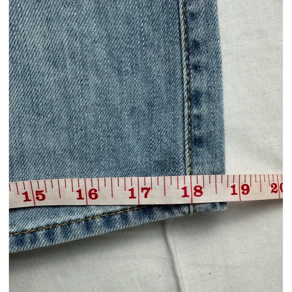 Levis Girls 16 High Rise Pull On Denim Skirt Light Wash‎ Paperbag Waist  NWT
